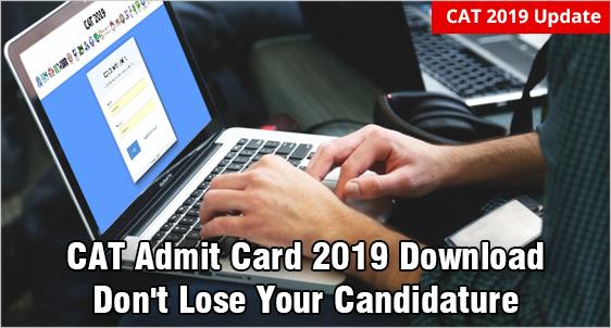 CAT Admit Card 2019 Download