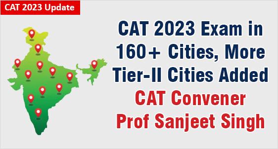 CAT 2023 Exam in 160 Cities