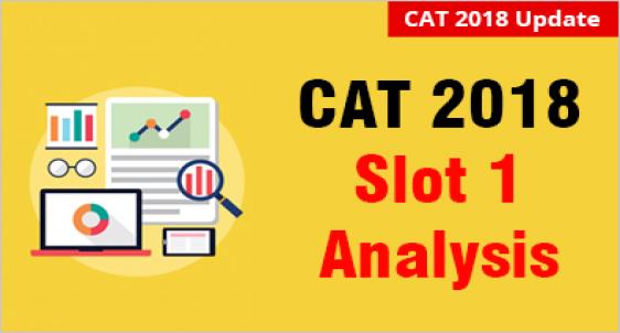CAT 2018 Slot 1 Analysis