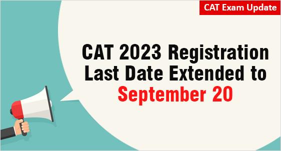 CAT 2023 Registration Last Date  