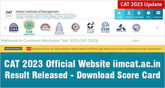 IIMCAT.AC.IN: CAT Official Website 2023