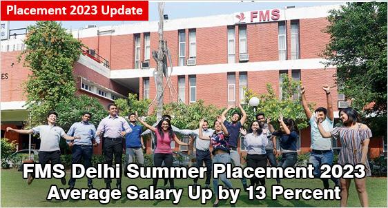 FMS Delhii Summer Placement 2023