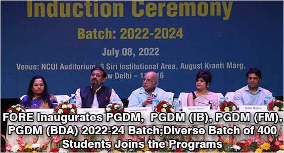 FORE School of Management PGDM 2022-24 Batch Profile