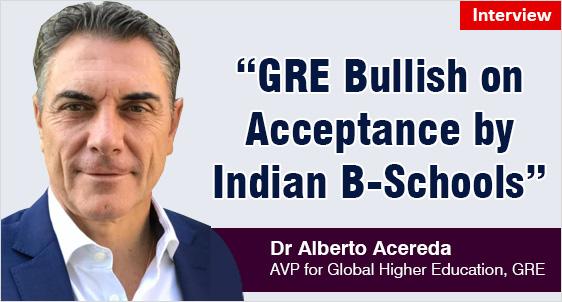 GRE Bullish on Acceptance by Indian B-Schools