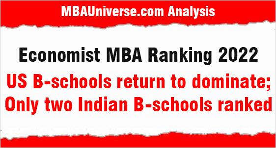 Economist MBA Ranking 2022 