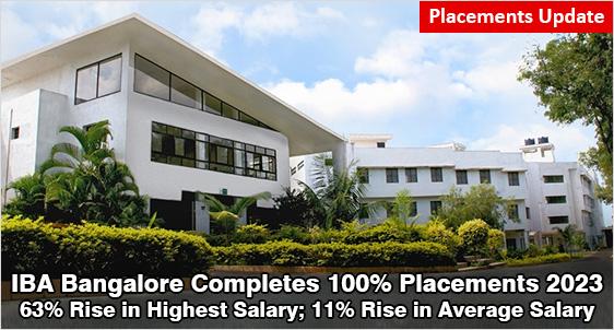 IBA Bangalore MBA Placements 2023 