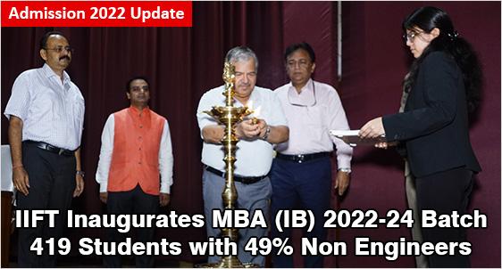 IIFT Inaugurates 57th MBA Batch with 419 Students