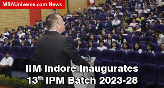 IIM Indore Inaugurates 13th IPM Batch 2023 