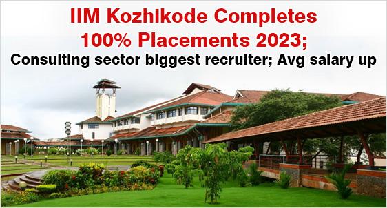 IIM Kozhikode Placement 2023