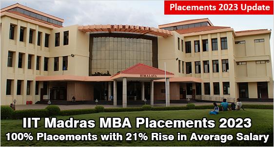 IIT Madras MBA Placement 2023
