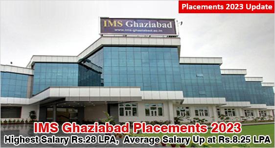 IMS Ghaziabad Placement 2023