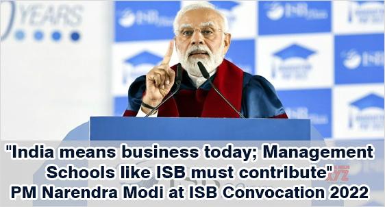 PM Modi Addresses ISB Convocation