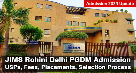JIMS Rohini PGDM Admission 2024