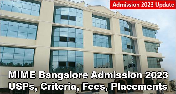 MIME Bangalore Admission 2023