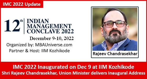 Rajeev Chandrasekhar addresses IMC 2022 Inaugural Session 