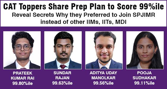 SPJIMR CAT Toppers