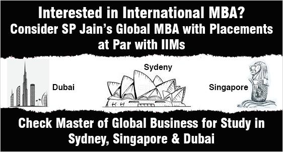 SP Jain School of Global Management MBA Admission 2024