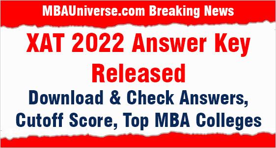 XAT 2022 Answer Key Released