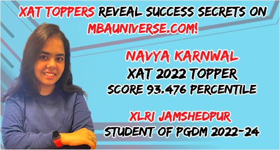 How A Chess Player, Liberal Arts Student and Working Professional, Navya Karnwal cracked XAT 2022 with 93.47%ile to get into XLRI Jamshedpur 